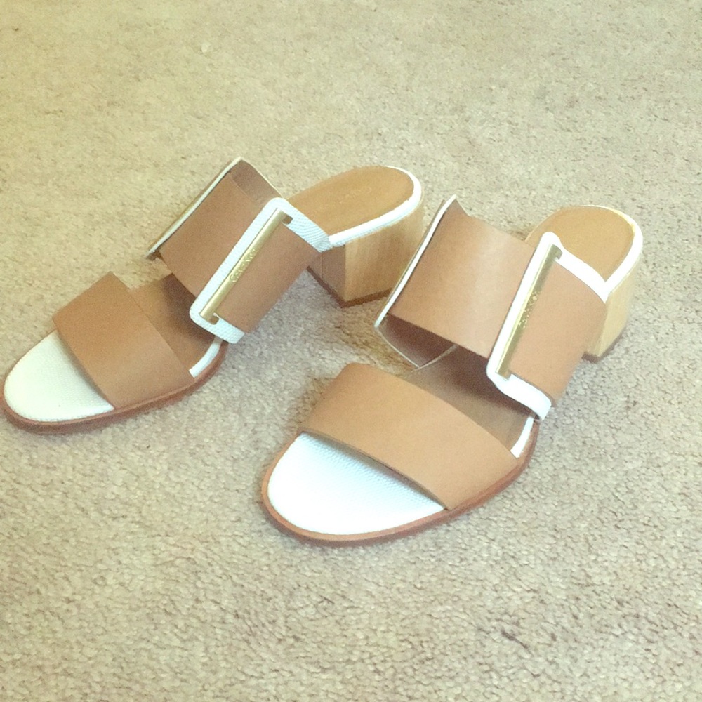 Calvin Klein Chunky Heel Sandals